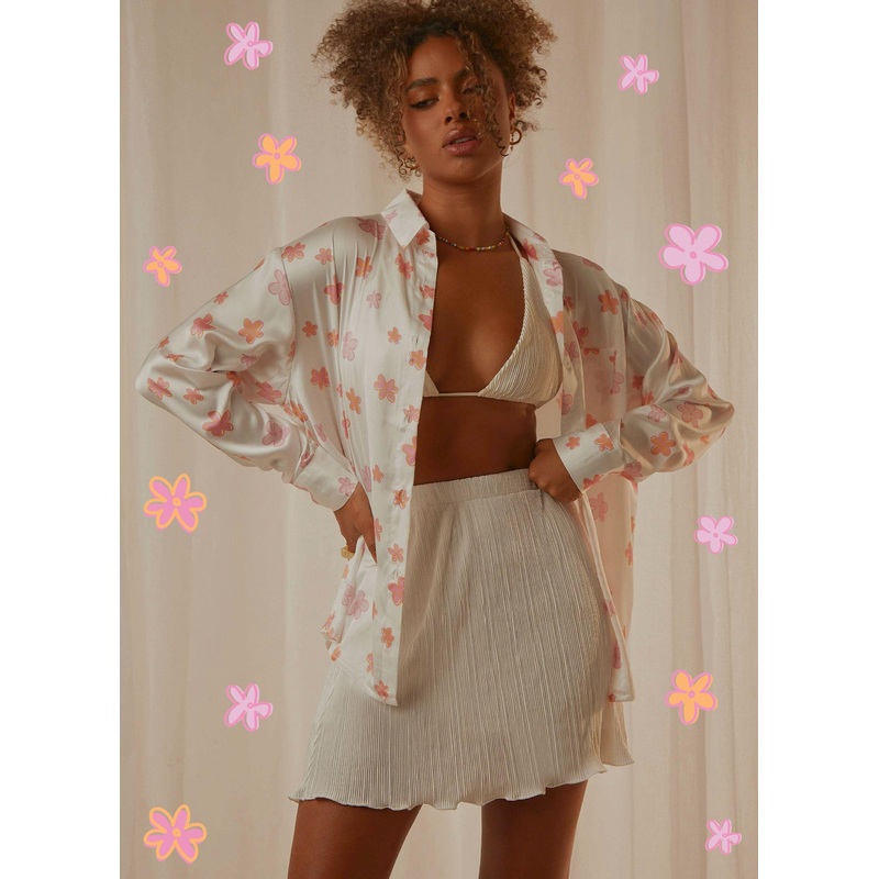 Love Interest Shirt – Pink Wild Poppies