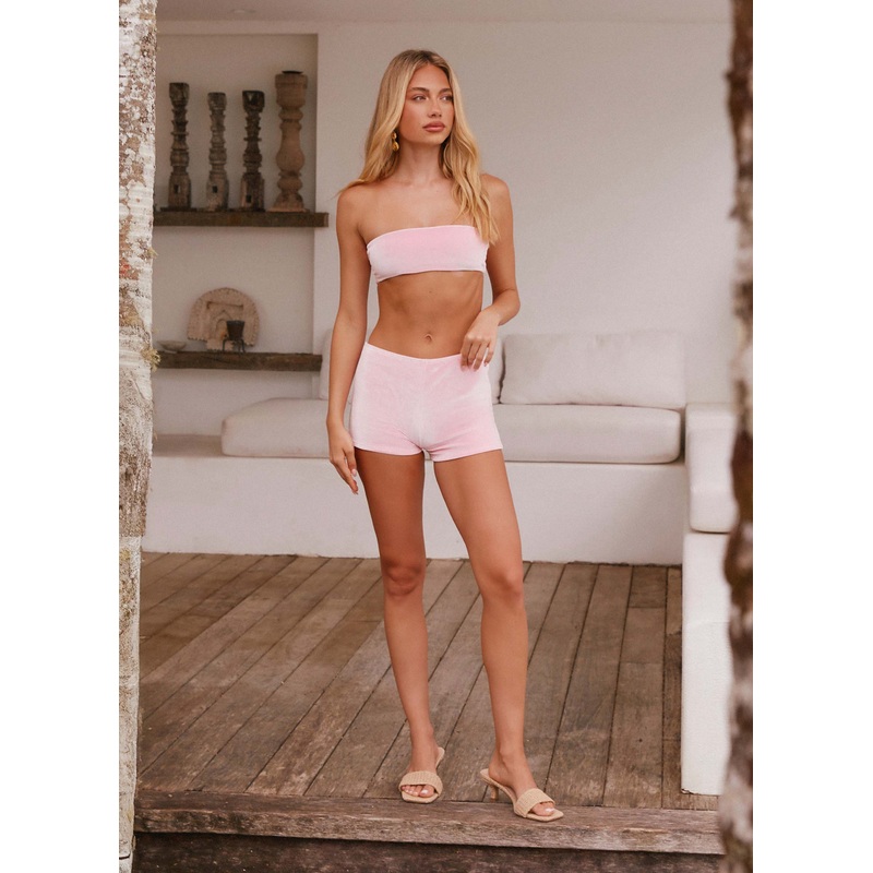 Natalina Swim Shorts – Pink