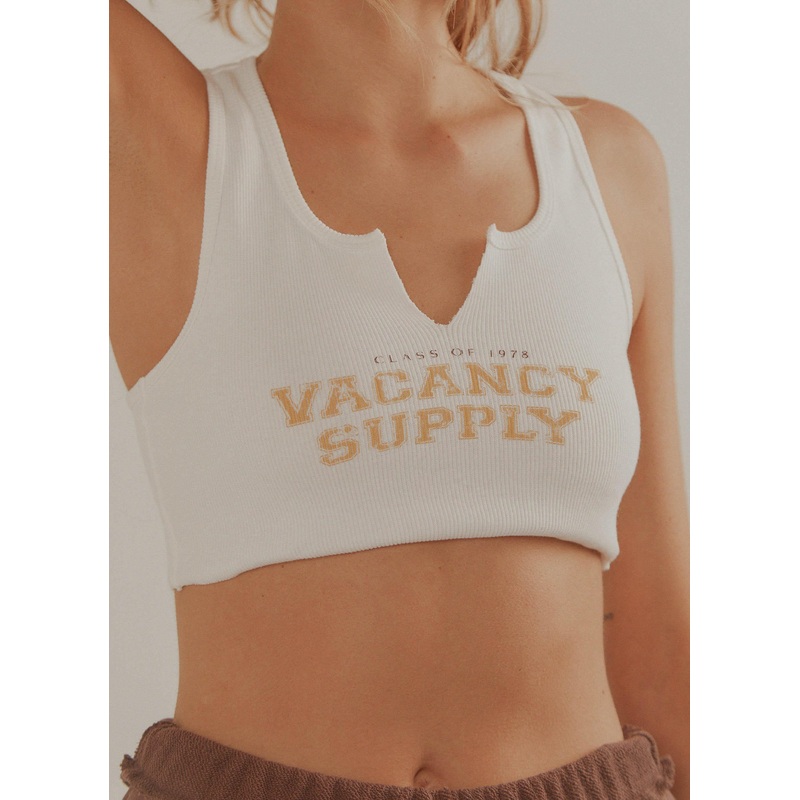 Outtakes Ribbed Tank – Off White