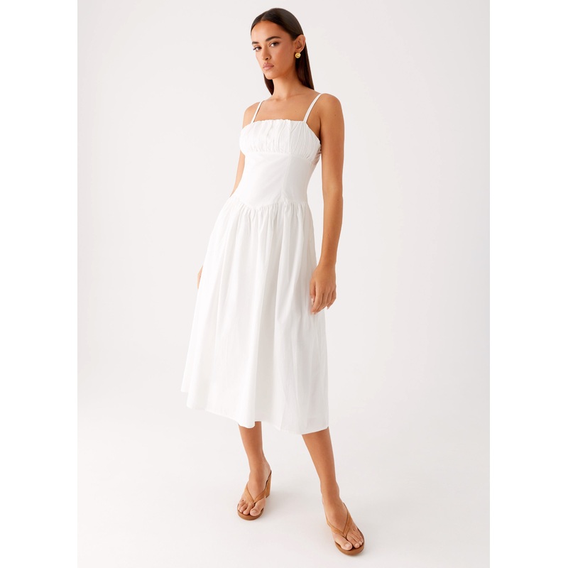 Phillipa Midi Dress – White