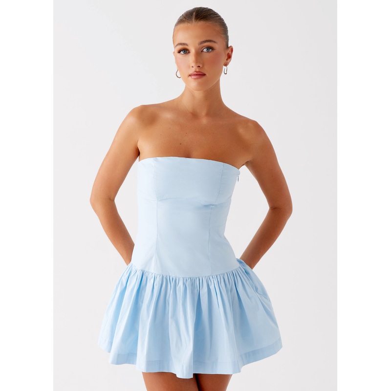 Riviera Mini Dress – Blue