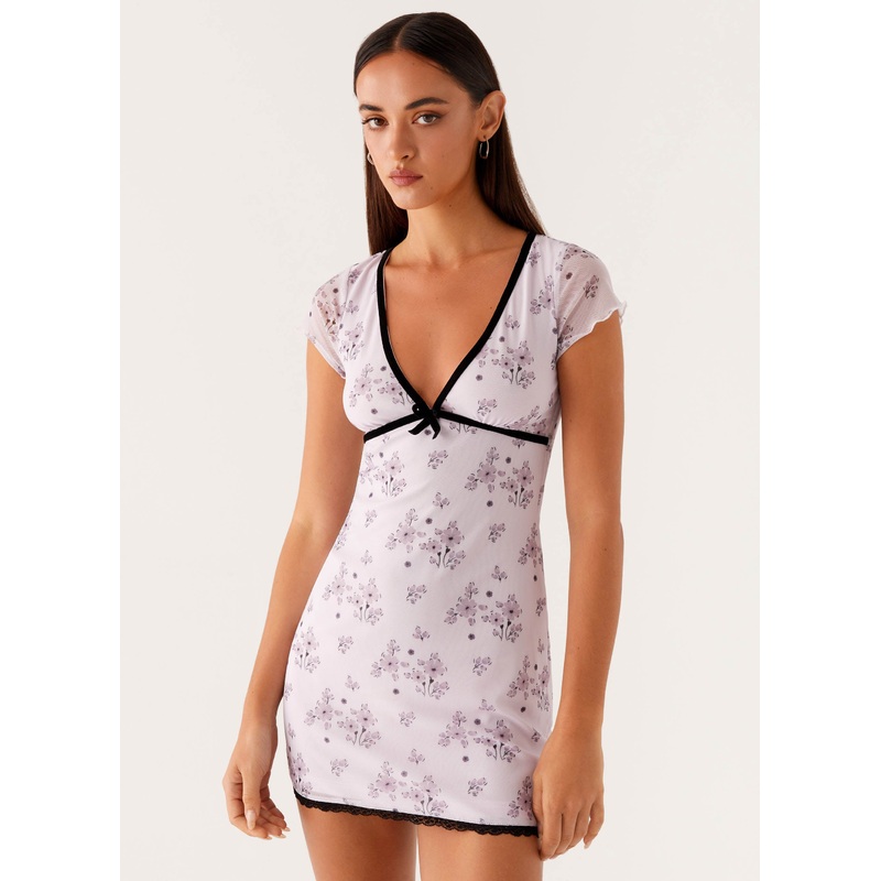 Rocca Mini Dress – Lavender Meadow