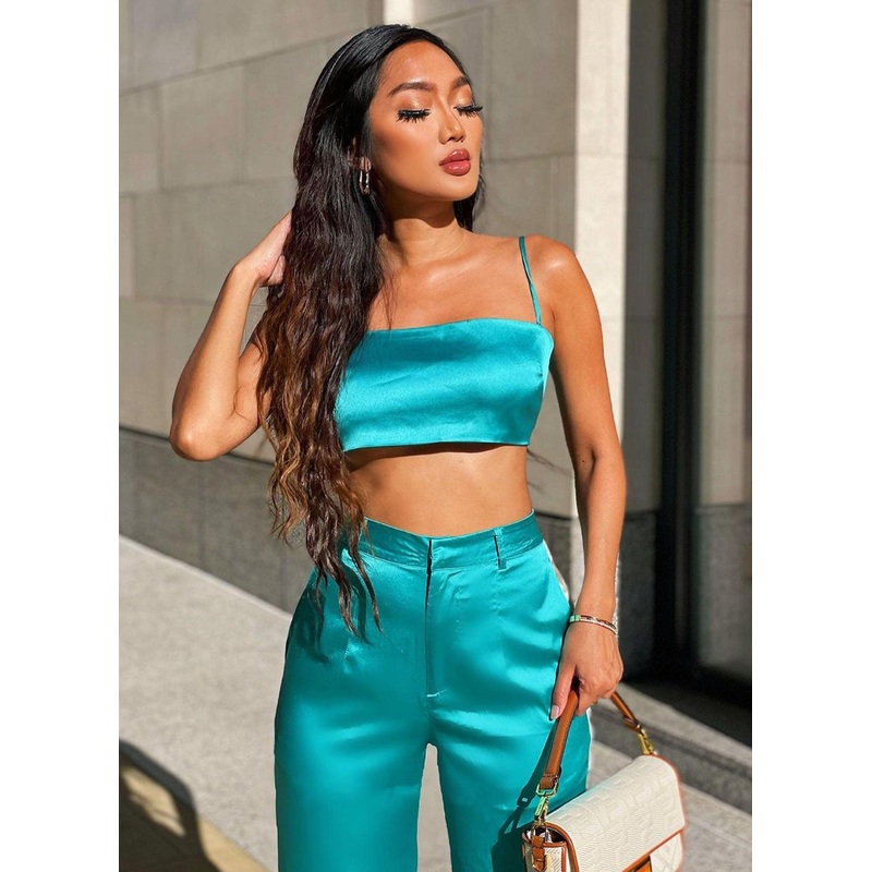 Dolce Crop – Turquoise