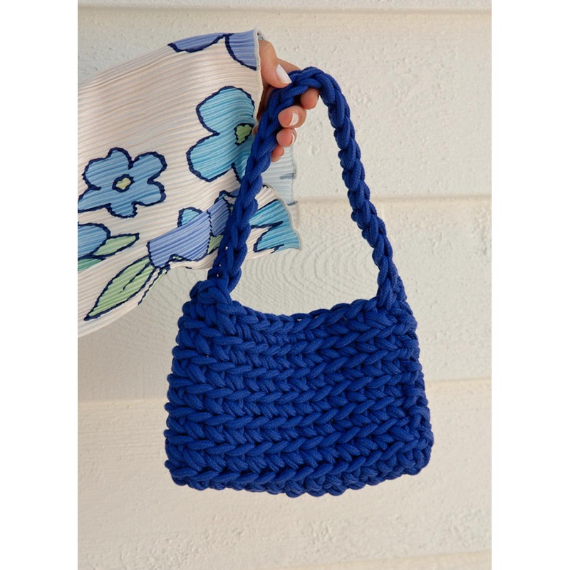 Getaway Weekend Crochet Bag – Cobalt