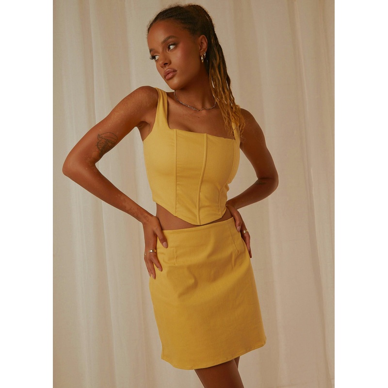 Rooftop Drinks Mini Skirt – Mango