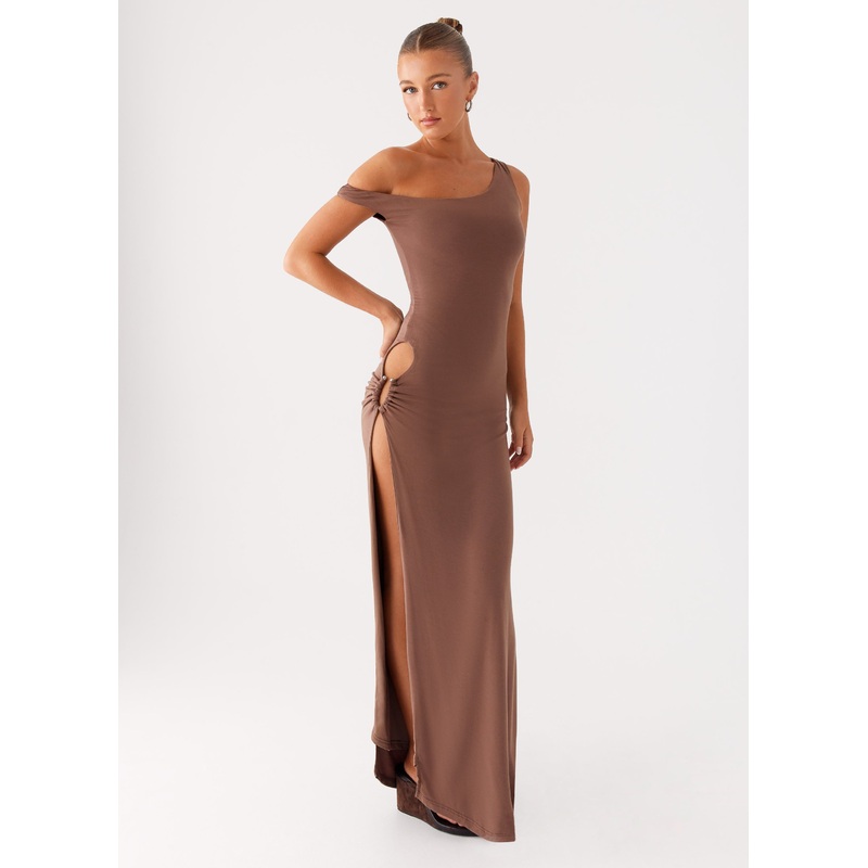 Dalla Maxi Dress – Dark Chocolate