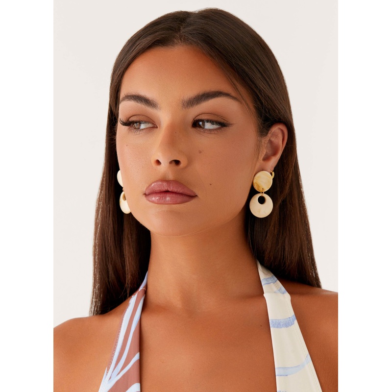 Eraz Earrings – Ivory