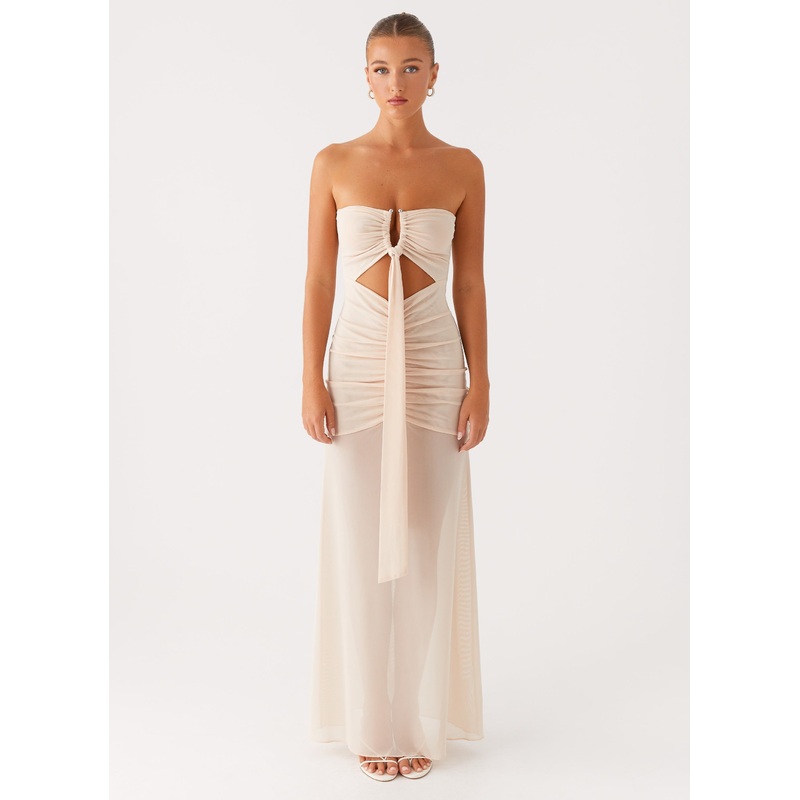 Lovie Maxi Dress – Beige