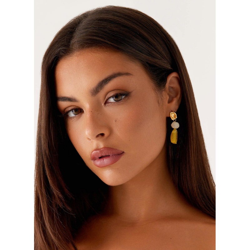 Lozano Earrings – Lime