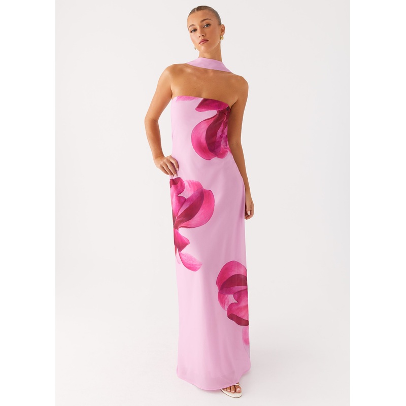 Prim Maxi Dress – Pastel Pink