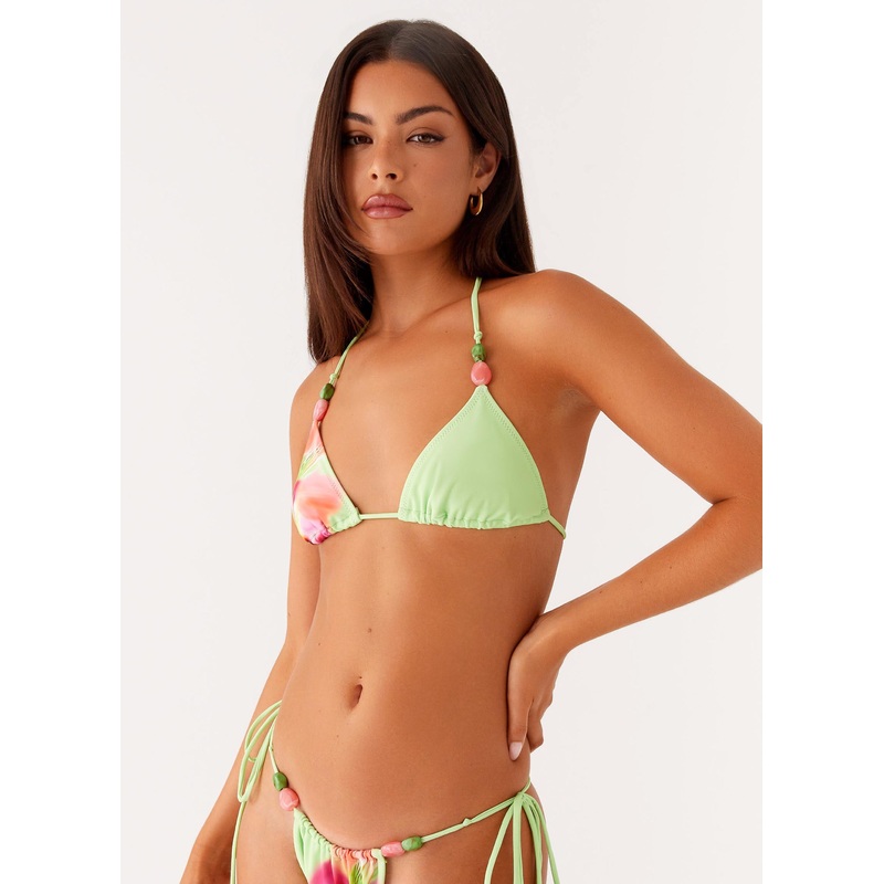 Rach Bikini Top – Green Tropical