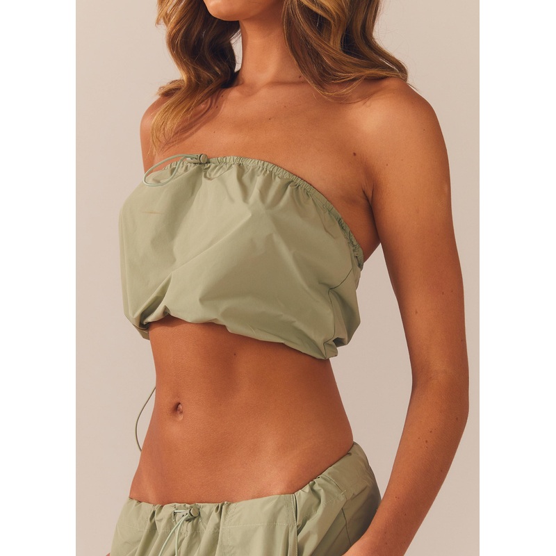 Acid House Drawstring Top – Fern