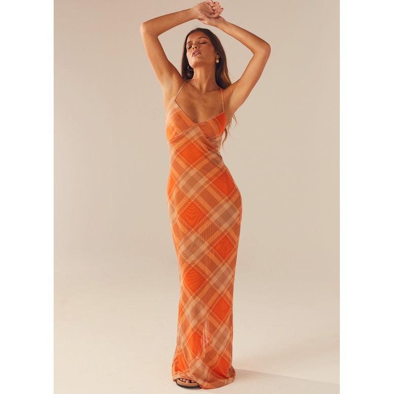 Broadway Nights Maxi Dress – Saffron