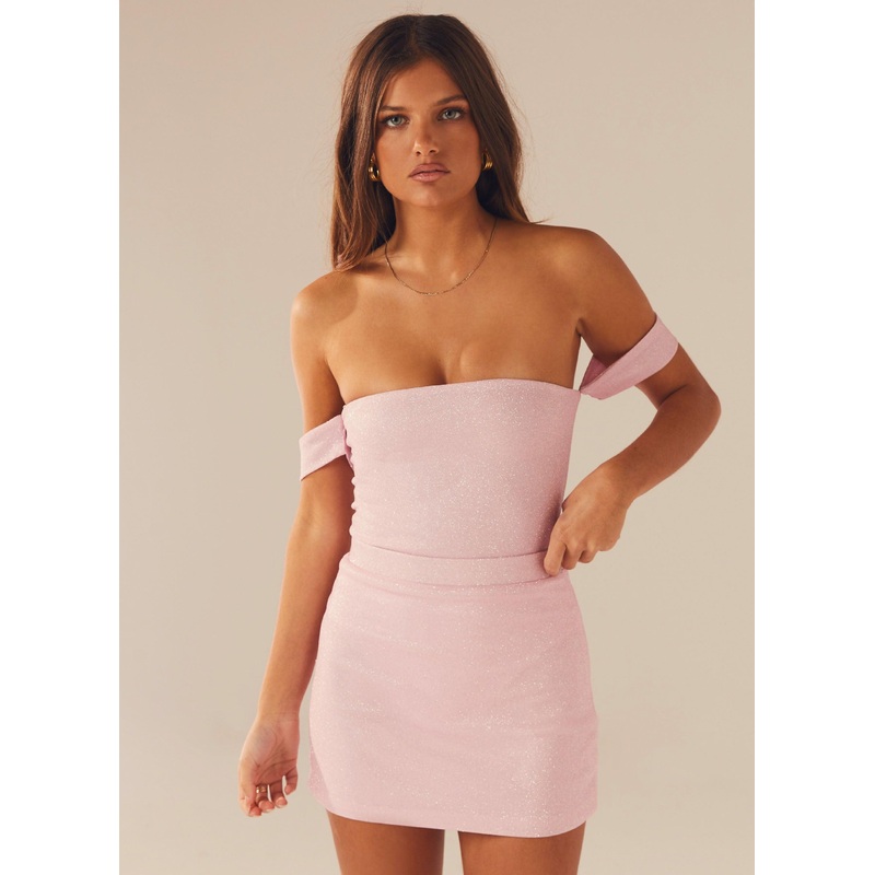 Catch The Light Bodysuit – Pink Dusk