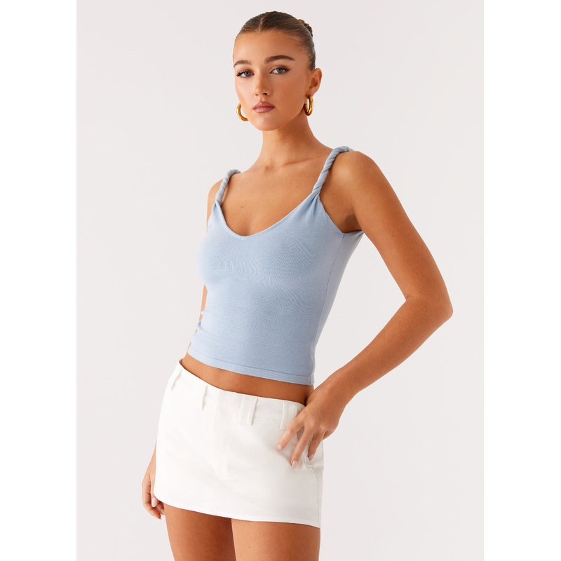 On Trend Linen Mini Skort – White