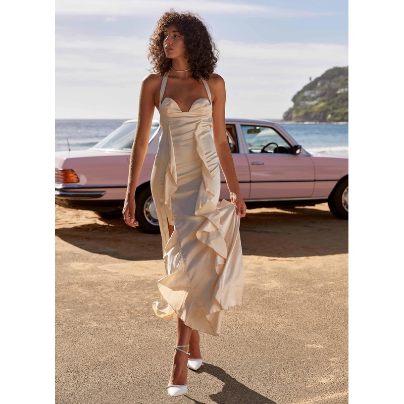 Sweet Paradise Maxi Dress – Ivory