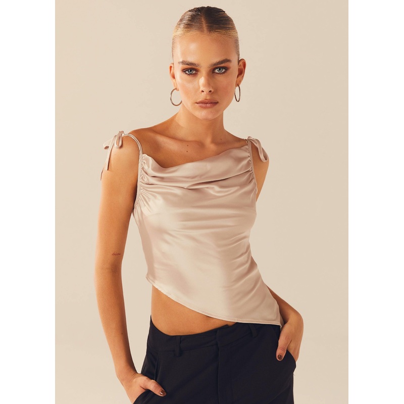 Take It Away Top – Champagne