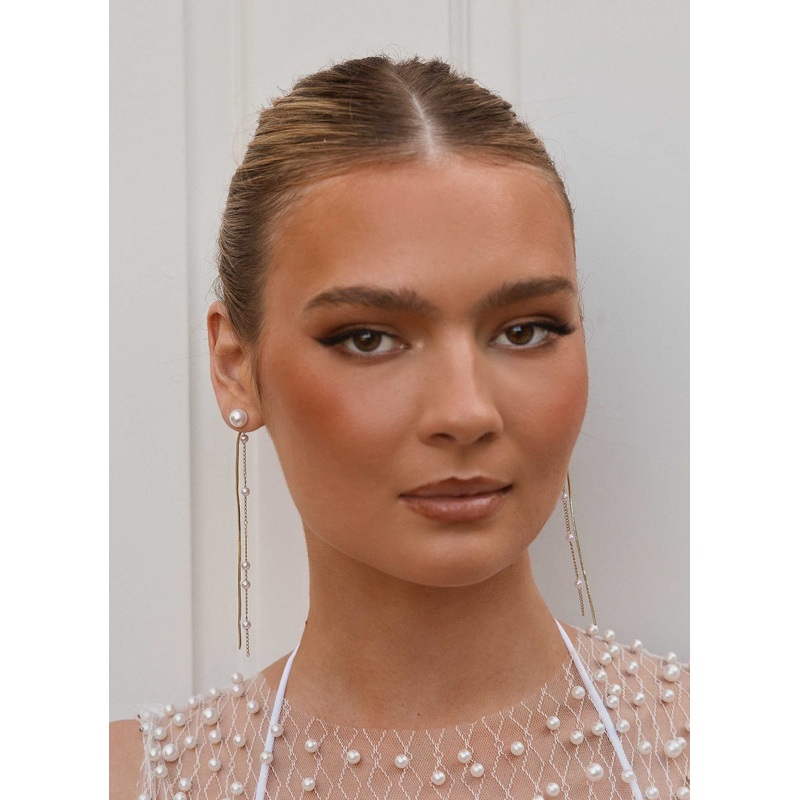 Ember Pearl Earrings – Dove