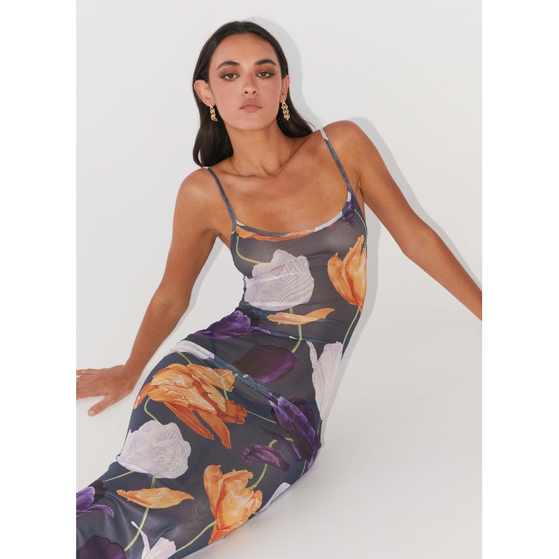 Love On The Run Maxi Dress – Botanical Eclipse