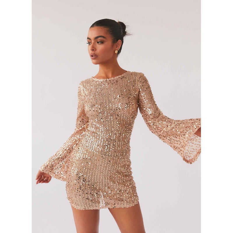 Mesmerize Mini Dress – Glisten