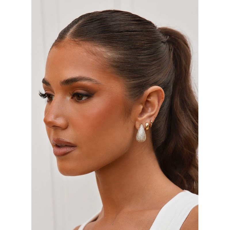Stardrop Earrings – Gold