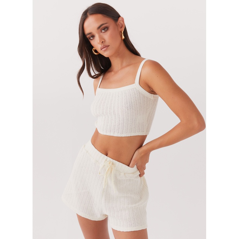 By The Bay Knit Top – Ivory