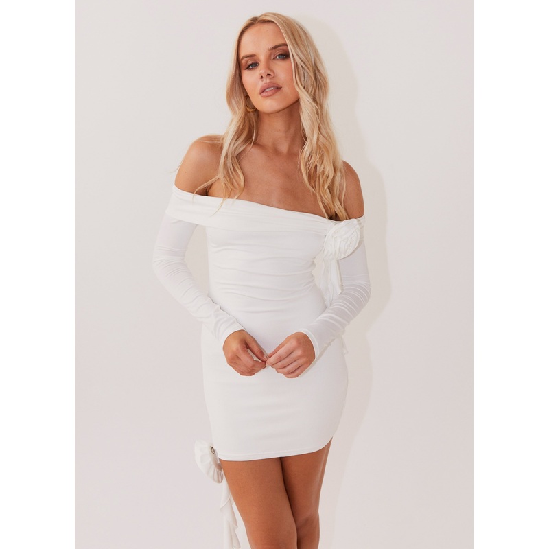 Cecilia Rose Mini Dress – White