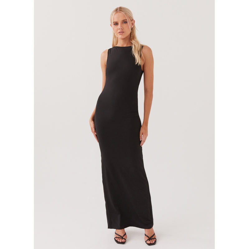Davina Maxi Dress – Black