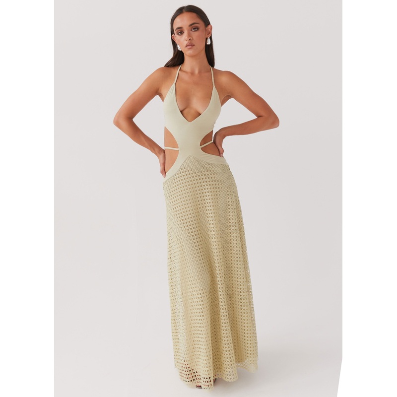 Enchanted Melodies Maxi Dress – Sage