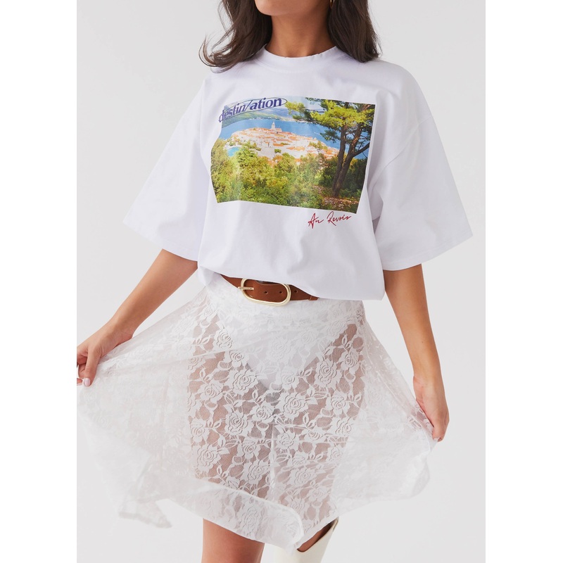 Rendezvous Oversized Graphic Tee – Bastille