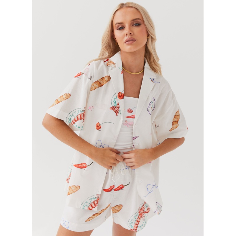 Sweet Relief Oversized Linen Shirt – Banchetto
