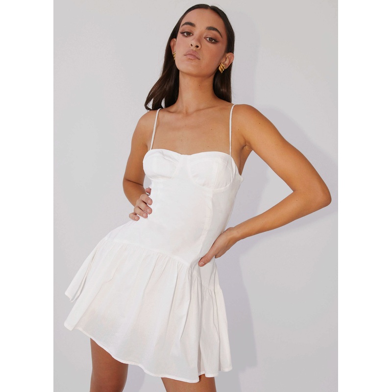 Endless Summer Mini Dress – White