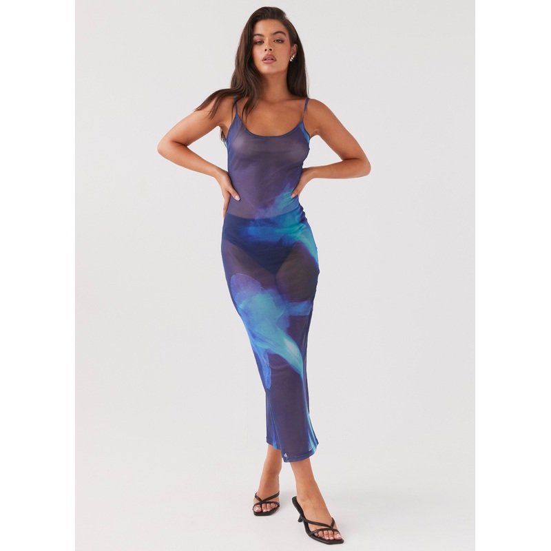 Love On The Run Maxi Dress – Cyber Rose