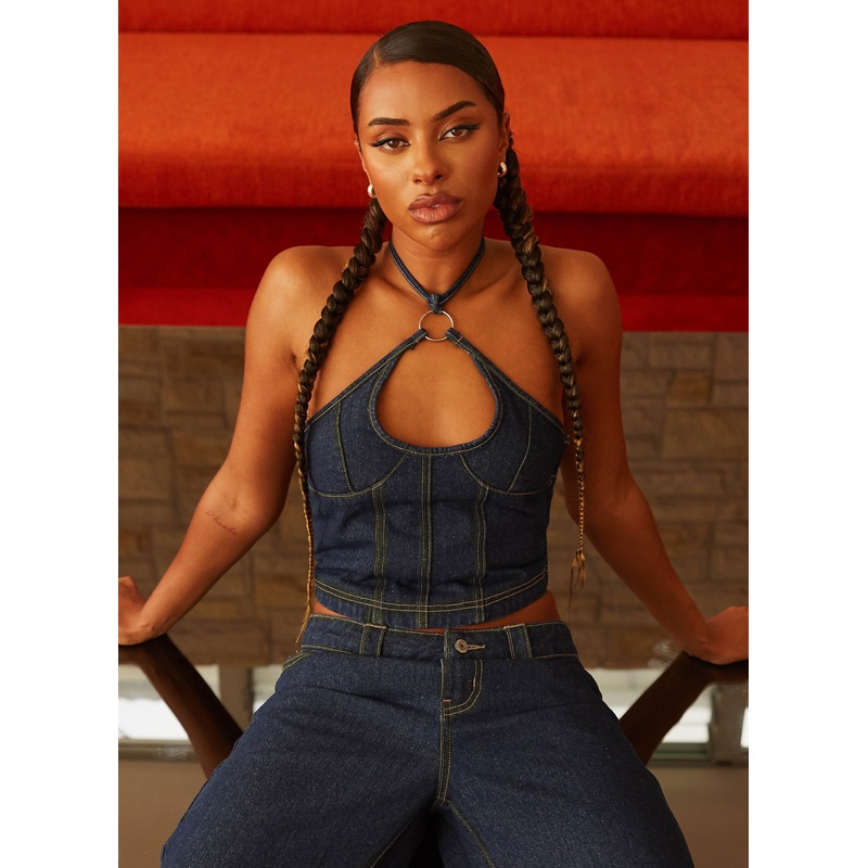 Rebel Blues Denim Top – Indigo