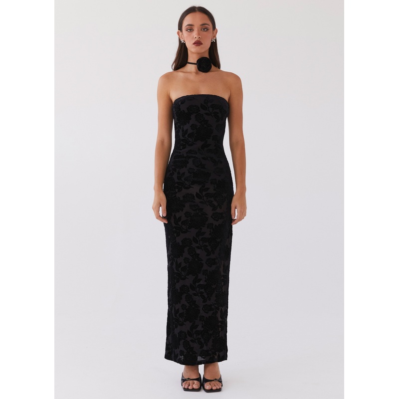Trouble Love Maxi Dress – Black