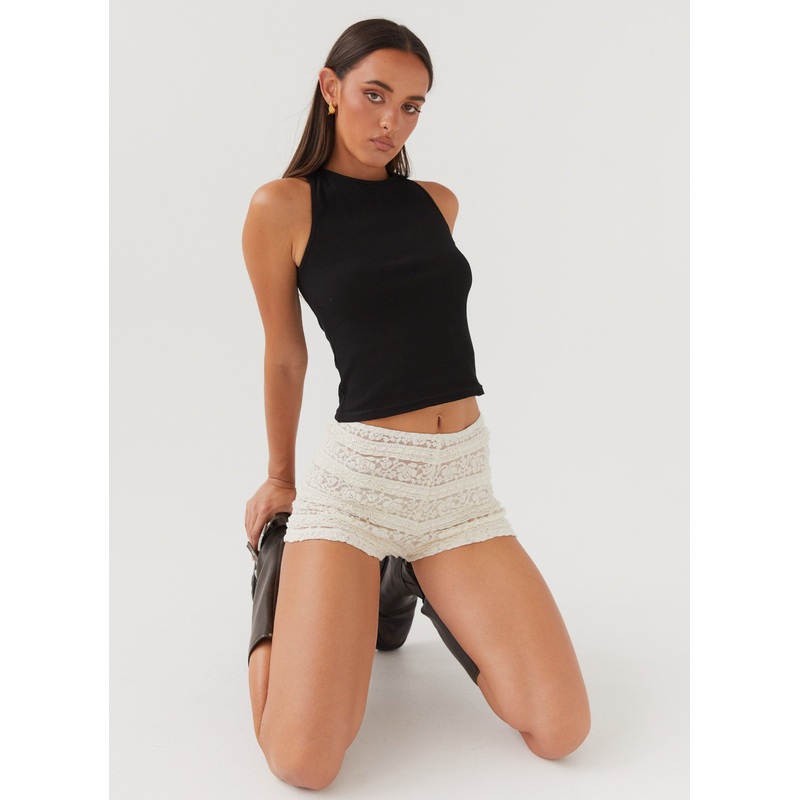 Desert Isle Mini Shorts – Ivory