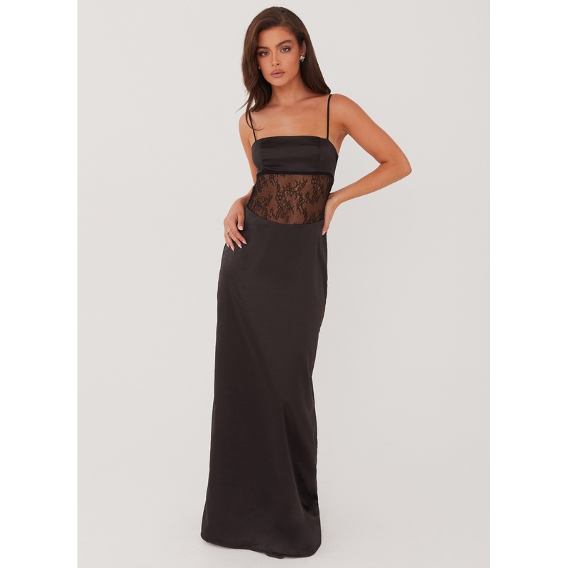 Palais Royale Lace Maxi Dress – Black