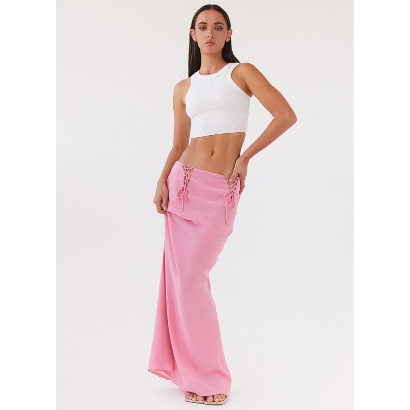 Chella Tie Up Skirt – Pink