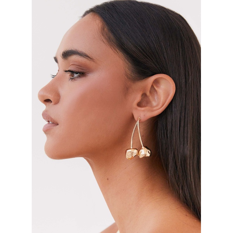 Cherry Forever Earrings – Gold
