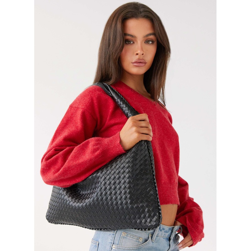 Hacie Shoulder Bag – Black