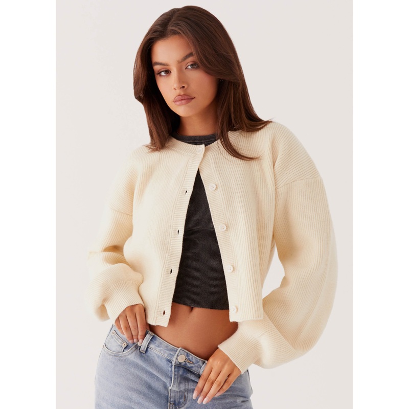 Daphne Knit Cardigan – Ivory
