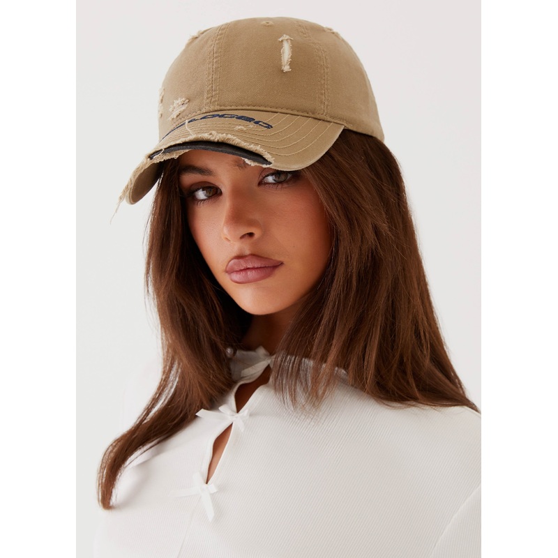 Sucker Frayed Baseball Cap – Smoke