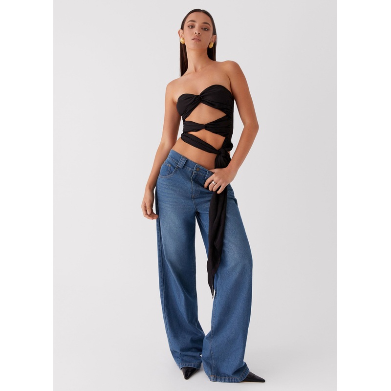 Sunlight Cascade Top – Black