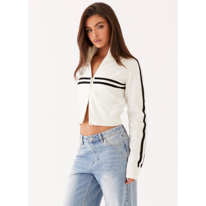 Training Season Zip Jacket – White