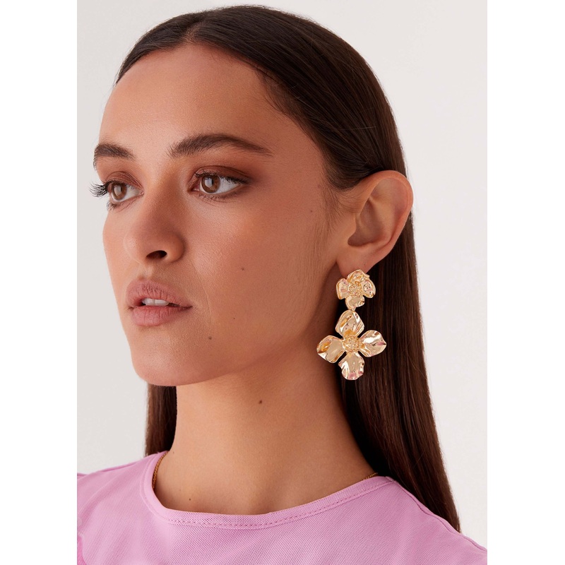 LaRosa Earrings – Gold