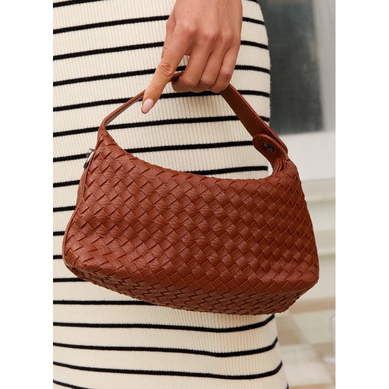 Nunez Shoulder Bag – Brown