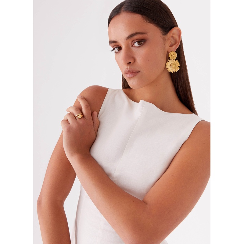 Teardrop Wrap Ring – Gold