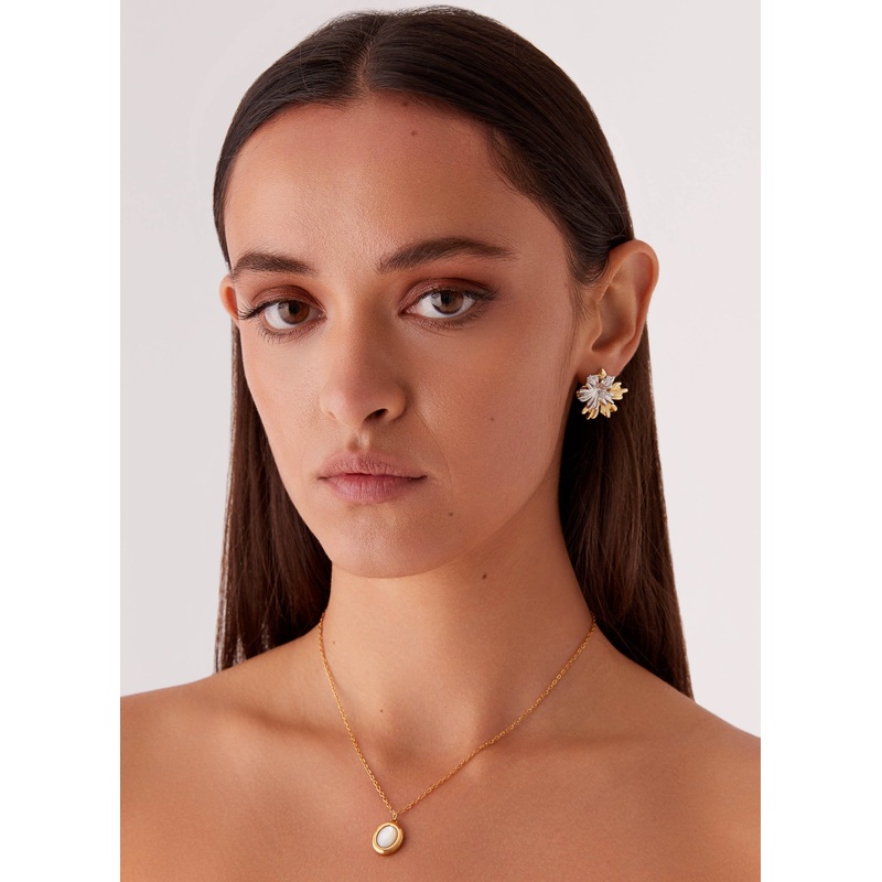 Temple Of Pearl Necklace – Gold