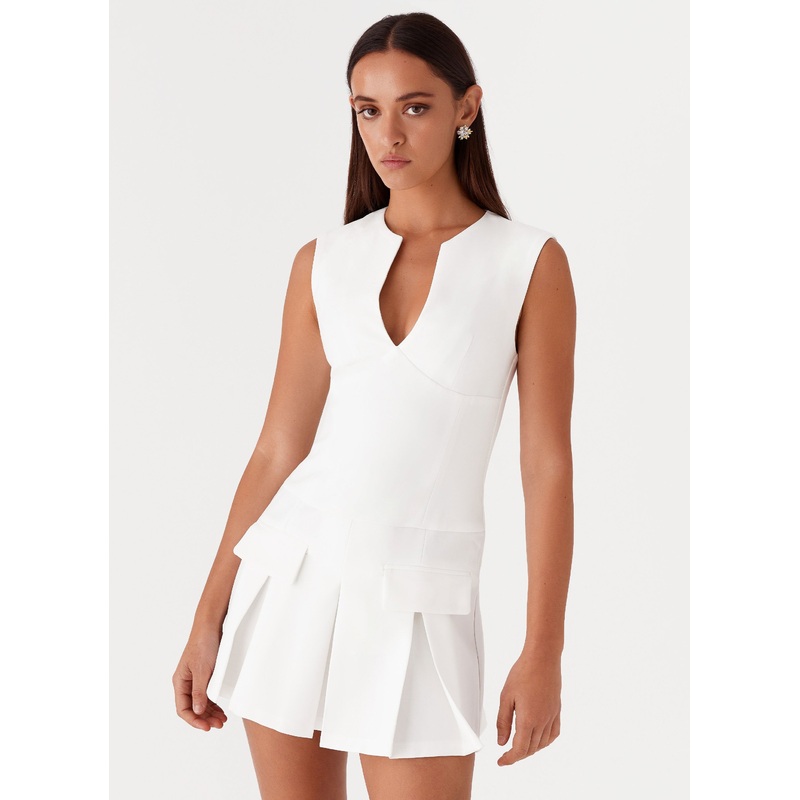 Cassia Mini Dress – White