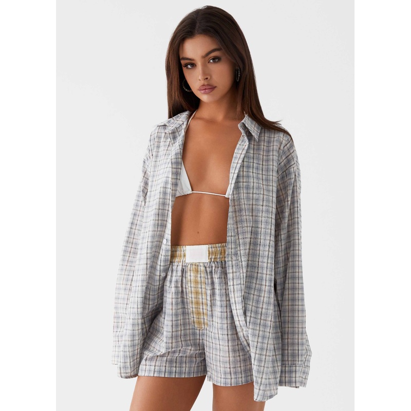 Harley Boxers – Grey Check